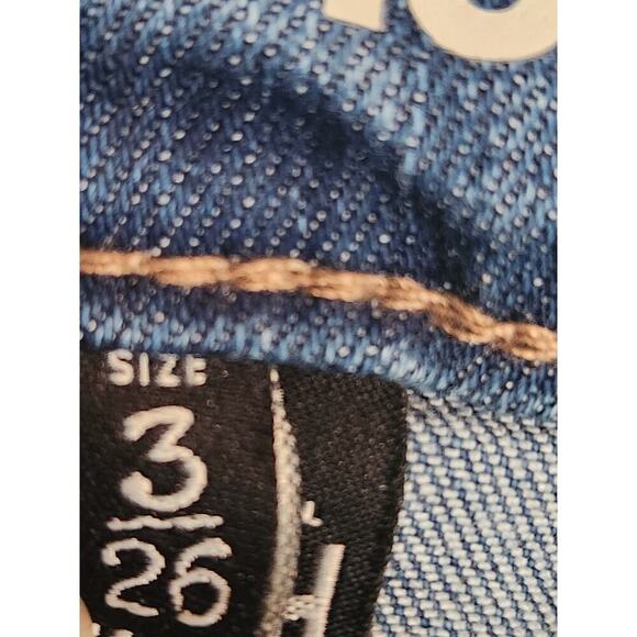 Rewash Juniors Vintage Reunion Distressed Mini Denim Skirt Size 3 - Picture 5 of 5